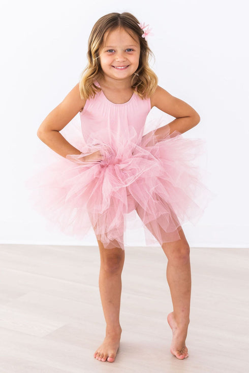vintage-pink-tank-tutu-leotard Mila &  Rose - Sophia's Style-Vintage Pink Tank Tutu Leotard-6-12M--1